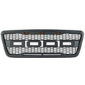 Gray Front Bumper Grille Hood Mesh Package L4624