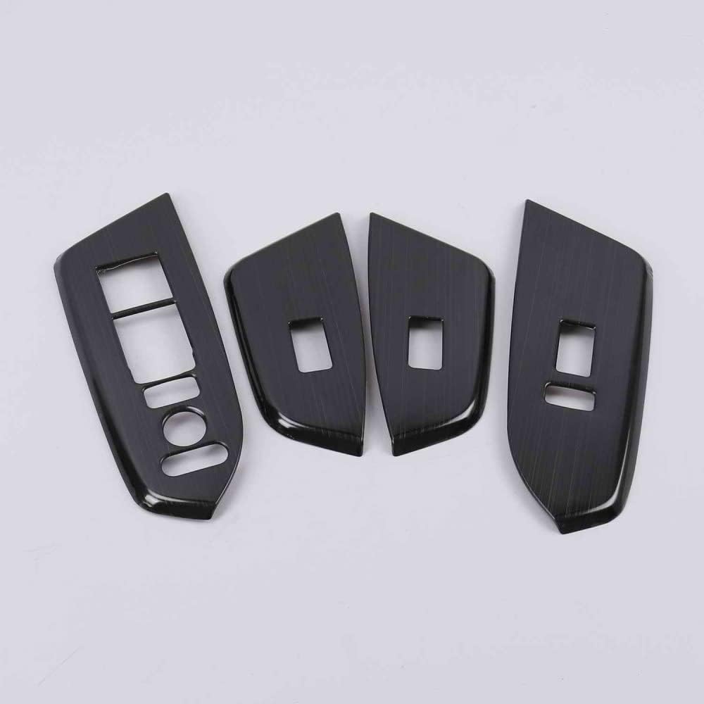 Car Window Lift Switch Panel Trim Cover Frame Interior Accessories Pack of 2 K538