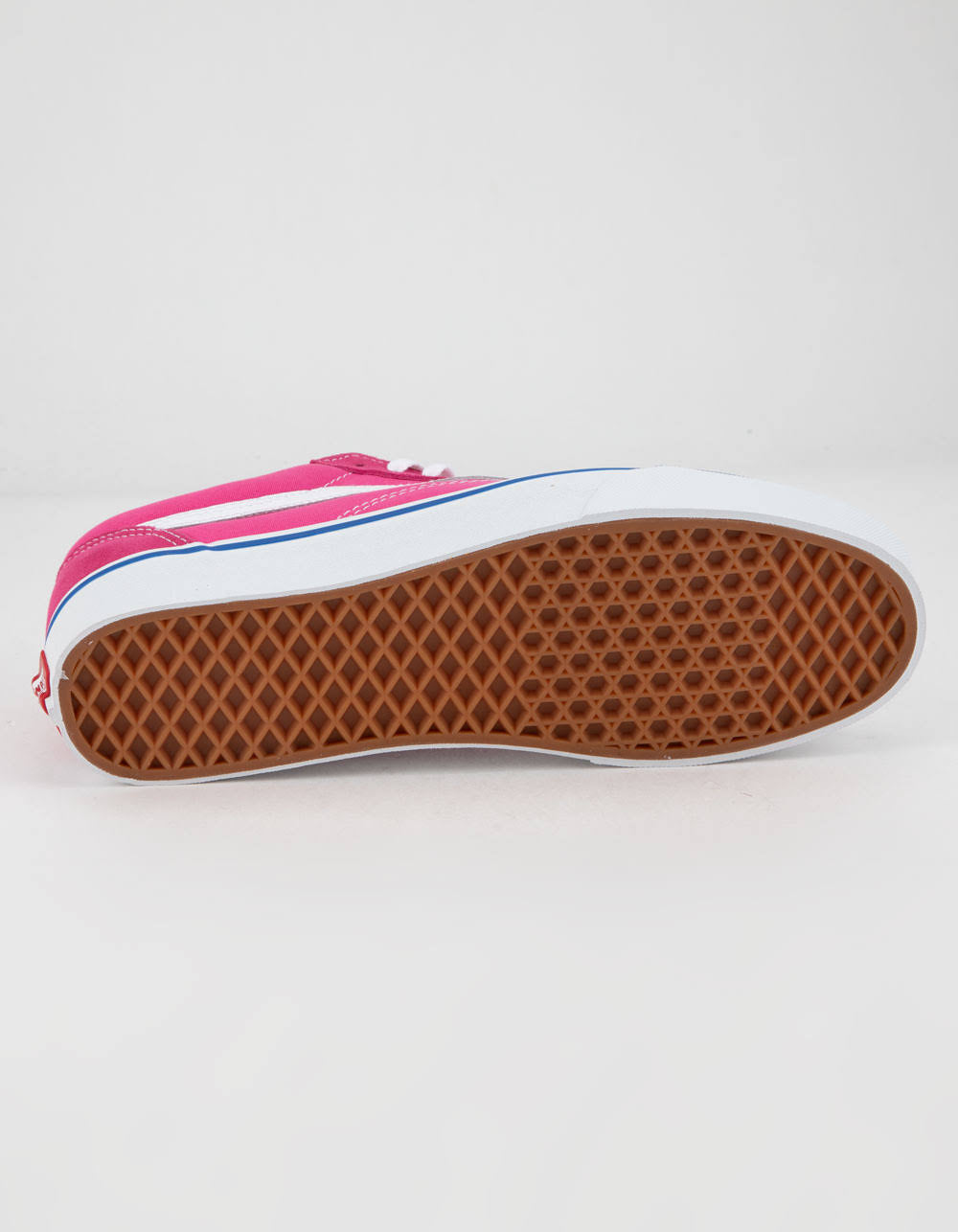 Carmine Rose True White Suede Canvas Old Skool Shoes P76030