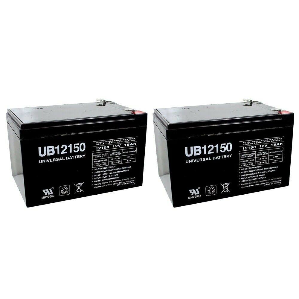 12V 15AH F2 Scooter Bike Battery 2 Pack G7348