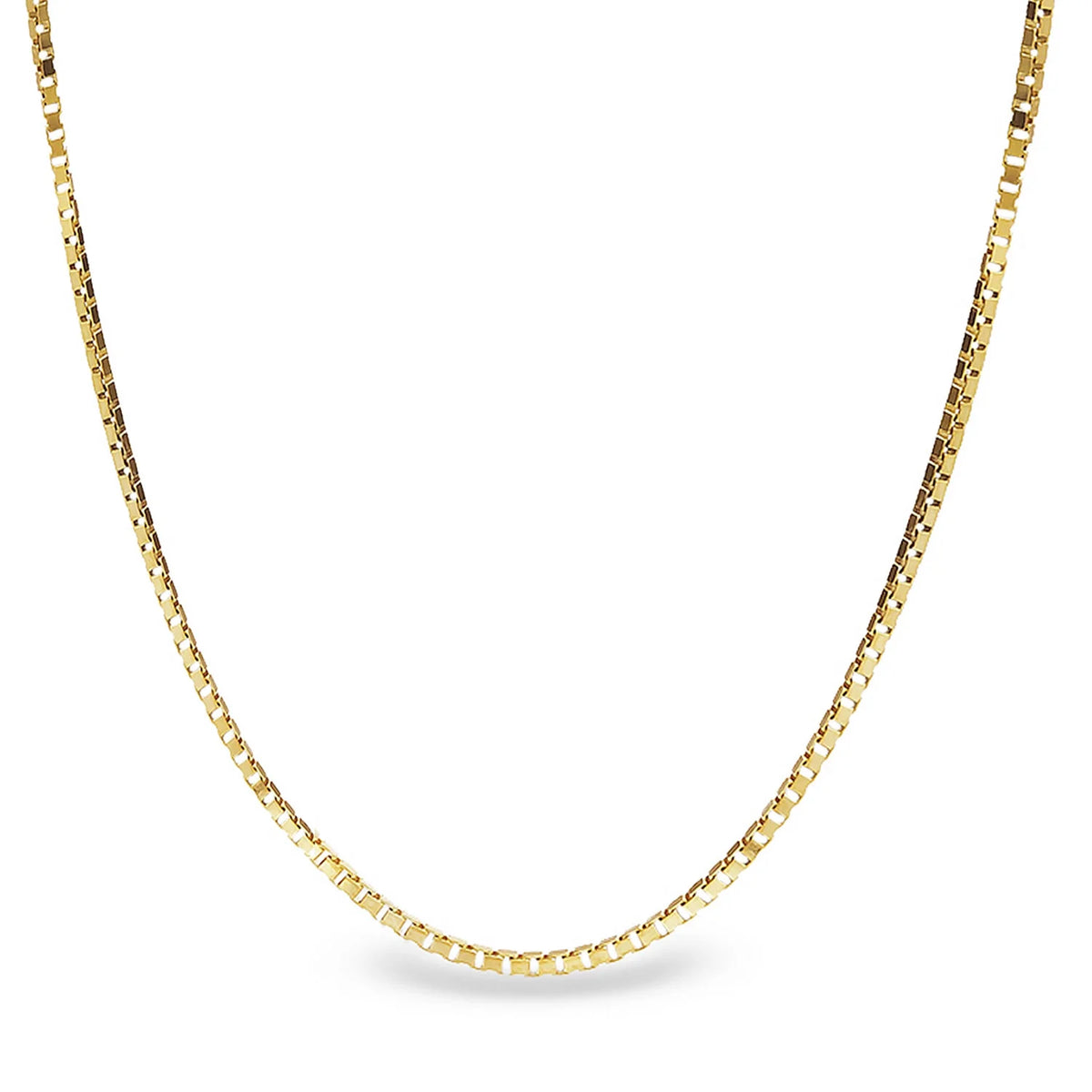 18" Yellow Gold Box Chain with Lobster Clasp A743566