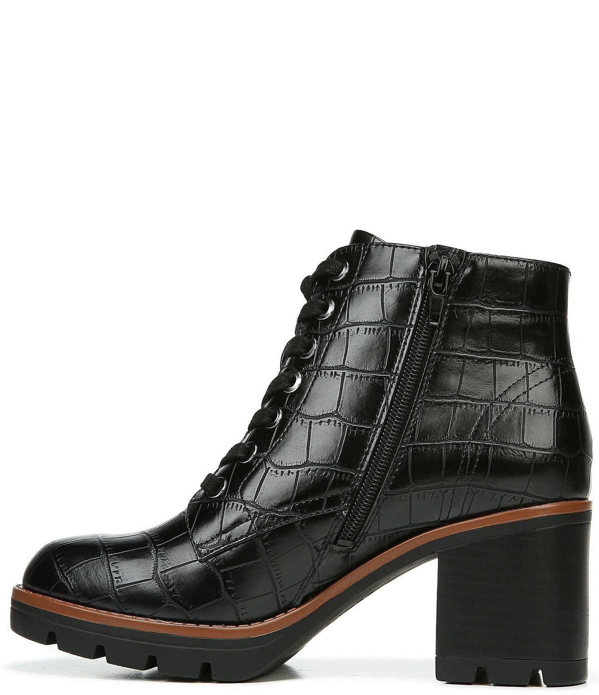 Black Crocco Shoes V668695