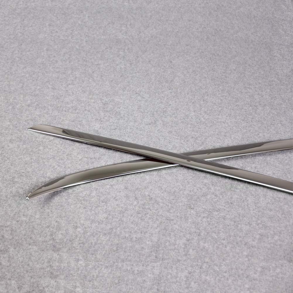 Stainless Steel Windshield Side Window Cover Trim Pack of 2 Q767390