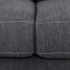 Charcoal Fabric 3 Seater Sofa with Accent Pillows Y14872