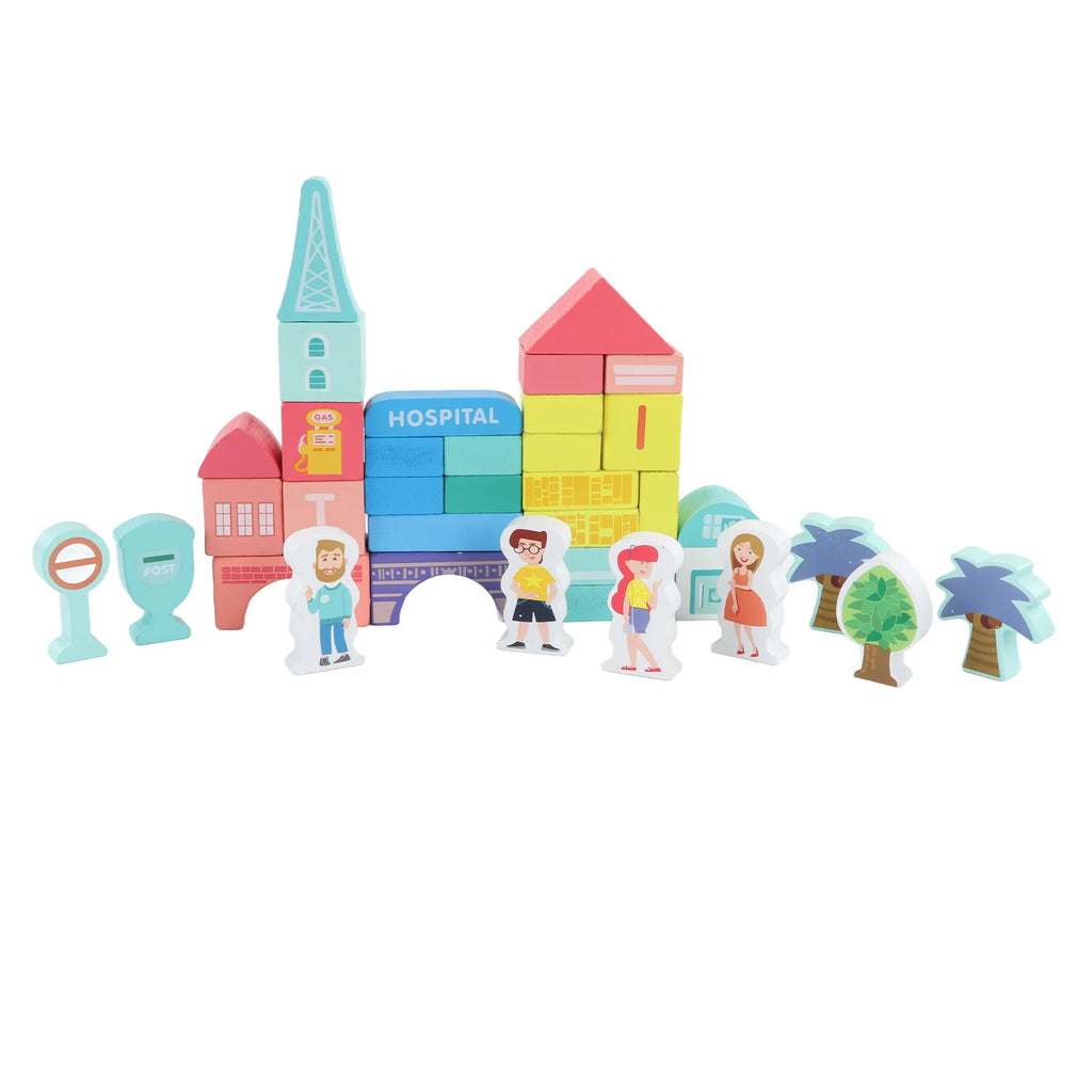 Wooden Building Blocks Set T72641