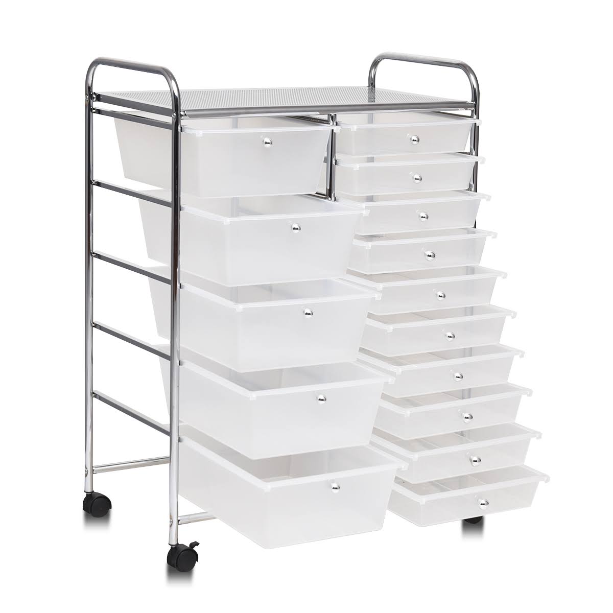 15 Drawer Rolling Storage Cart Organizer F34844