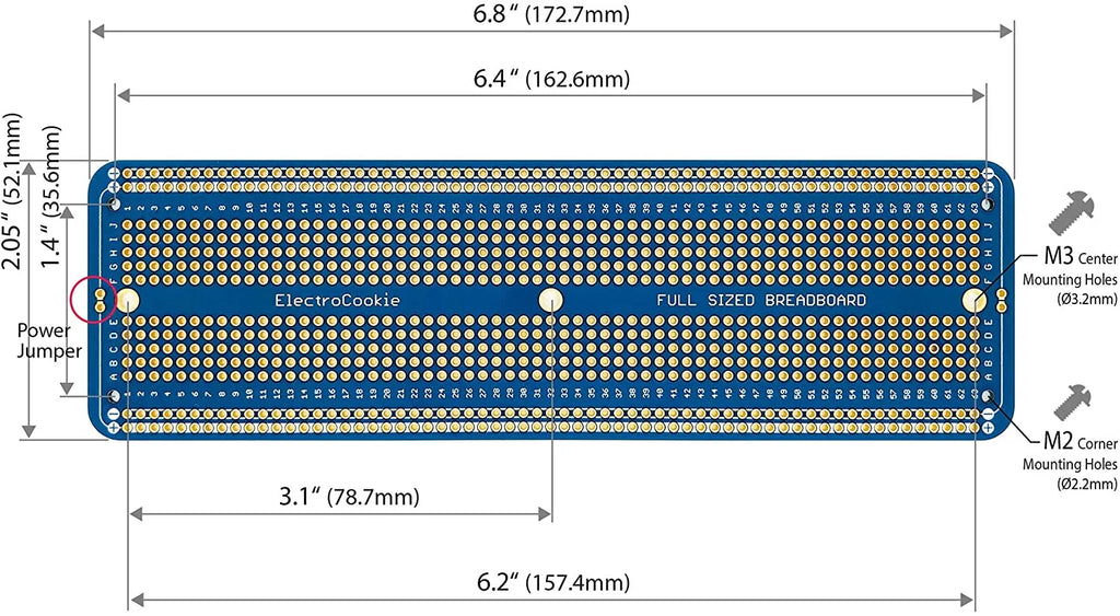Solderable Breadboard PCB Board P362