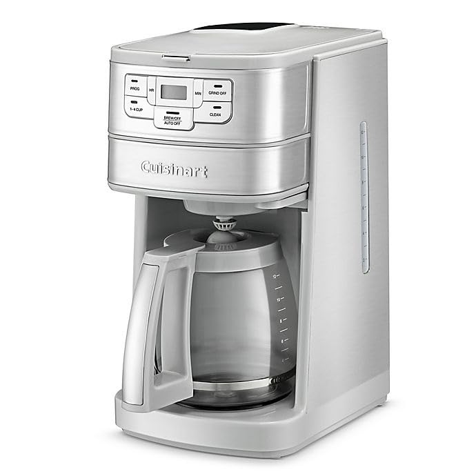 12-Cup Automatic Grind and Brew Coffeemaker, Black/Stainless Steel Z261