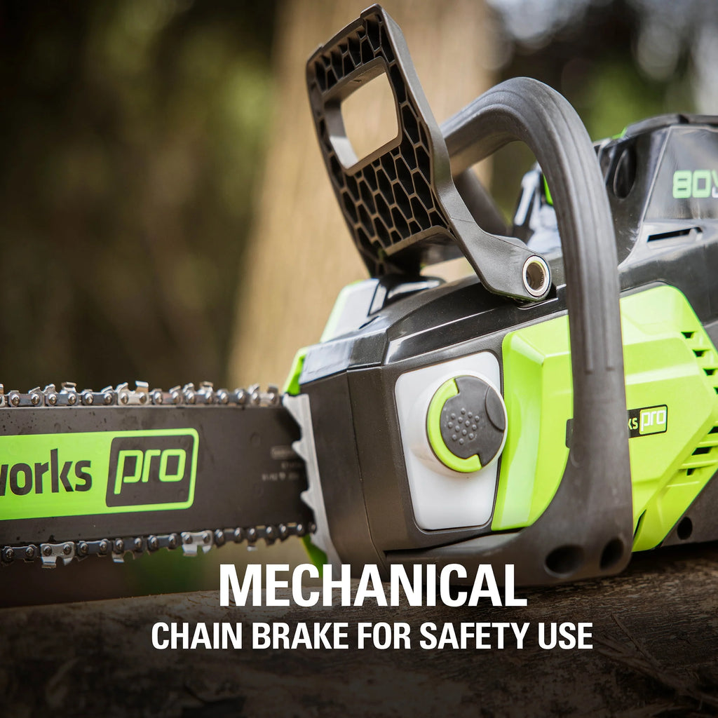 80V 18-inch Cordless Brushless Chainsaw Kit with 2.0 Ah Battery & Charger O6884
