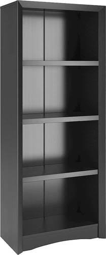 Black 4 Shelf Tall Bookcase W746950