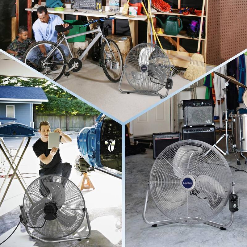 20 in. 3 Speed Metallic Floor Fan Q538583