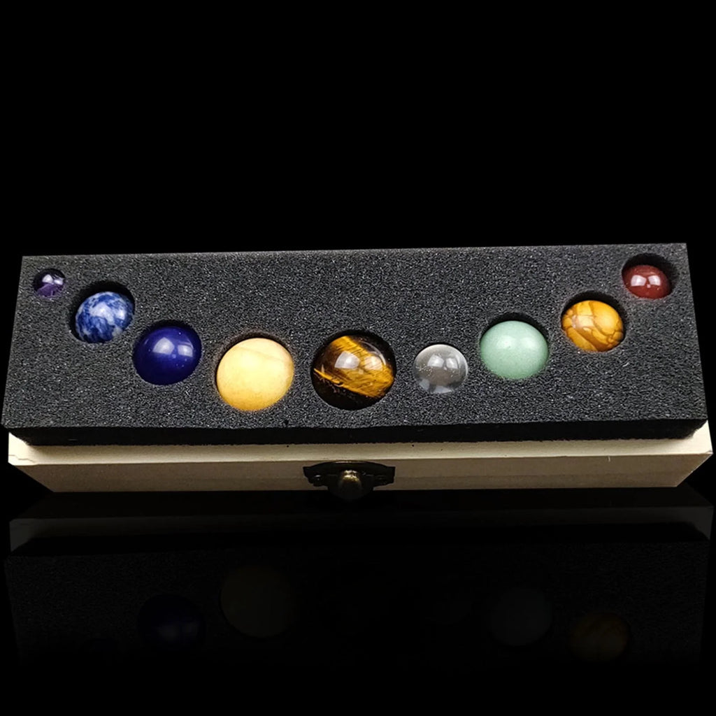 Planet Crystal Solar System Ornaments Set V8449