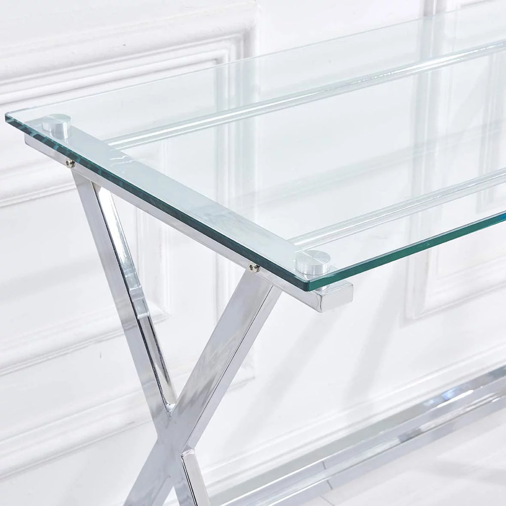 Tempered Glass Computer Desk P610