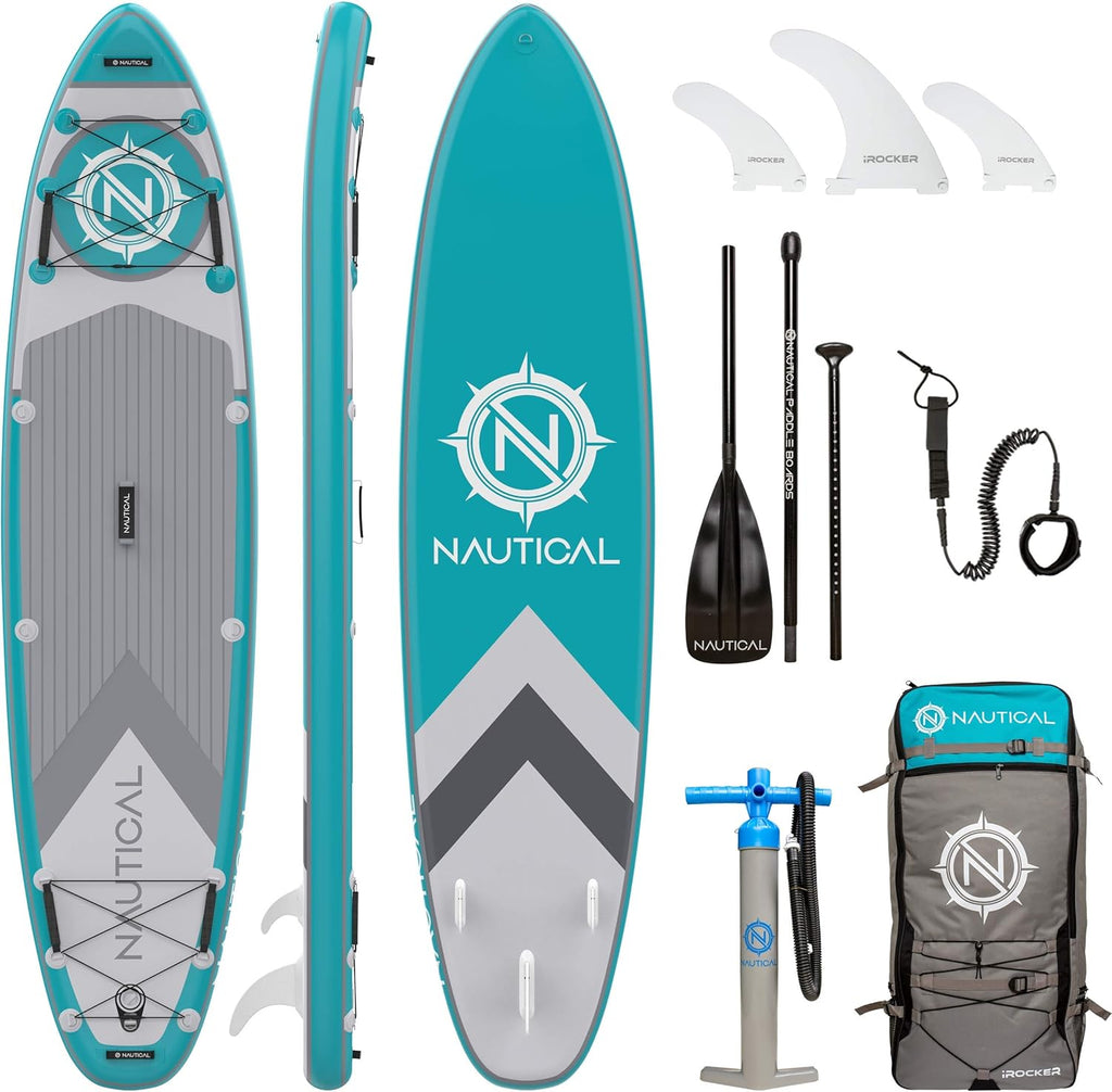 10' Inflatable Stand Up Paddle Board with Roller Bag U864
