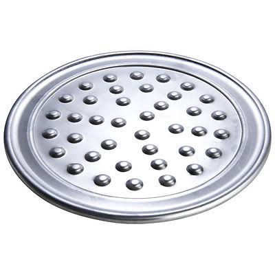 15" Heavy Weight Aluminum Pizza Pan with Nibs T88785