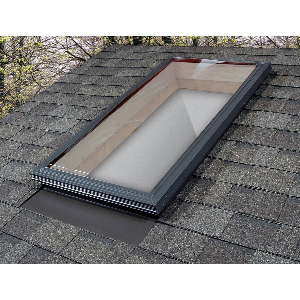 22-1/2 in. x 46-1/2 in. Impact Fixed Curb Mount Polycarbonate Skylight B13538