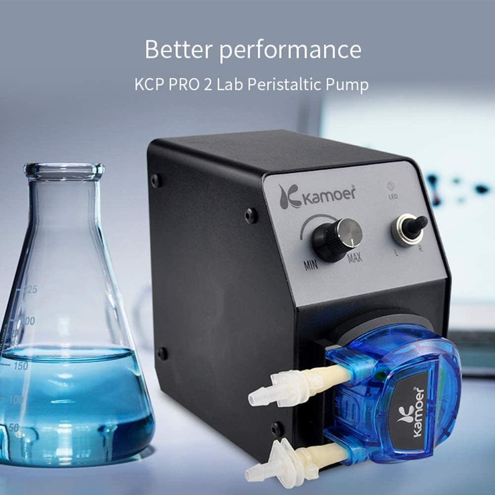 Peristaltic dosing pump 12V variable speed small water pump with pump head, Norprene tube 3.2mm×6.4mm, 40-210ml/min, with power adapter S211862