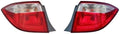 Pair Outer Tail Lights for 2014-2016 Toyota Corolla H22537