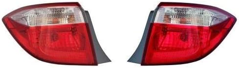 Pair Outer Tail Lights for 2014-2016 Toyota Corolla H22537