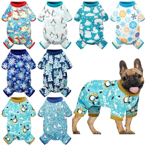 8 Pcs Winter Dog Pajamas H748