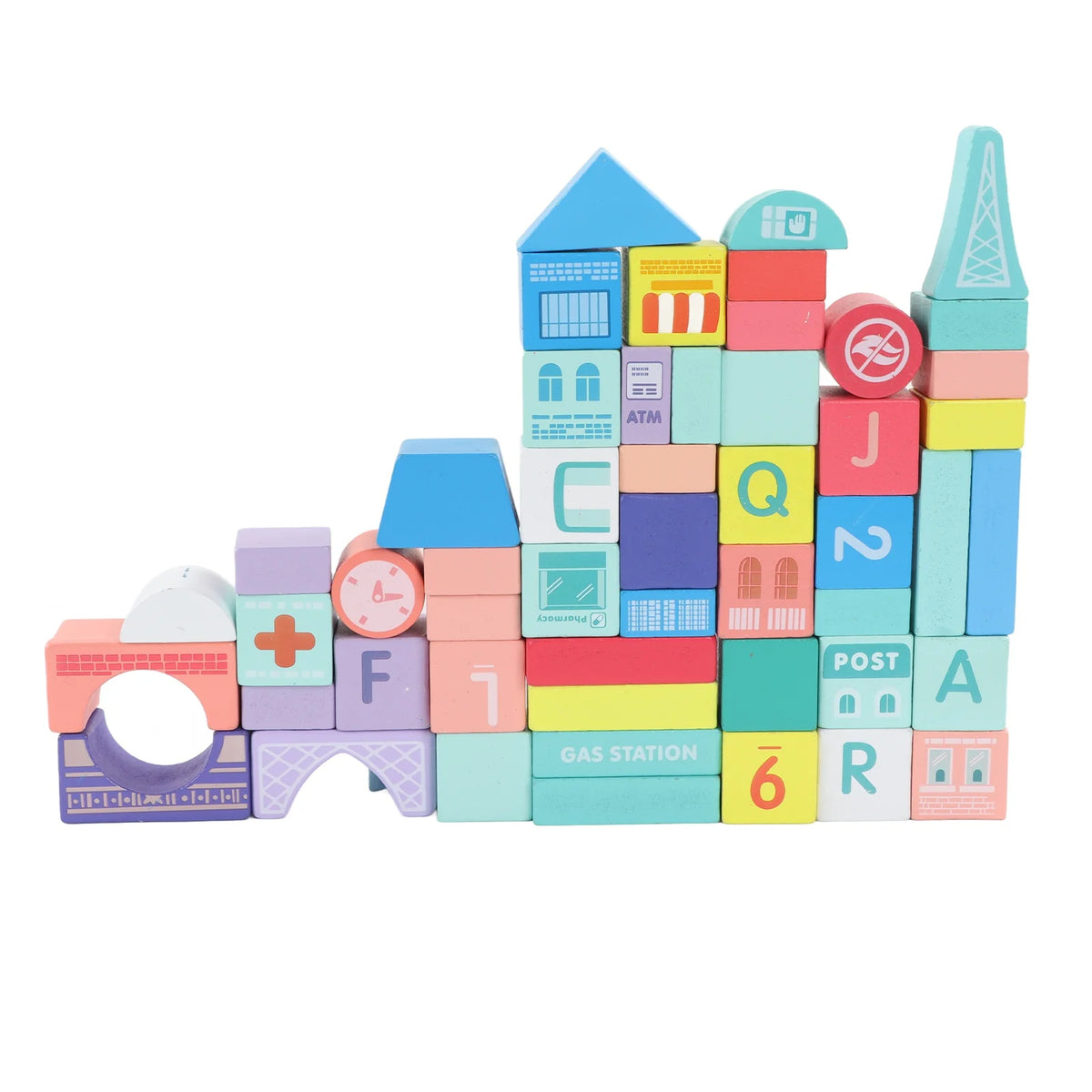 Wooden Building Blocks Set T72641