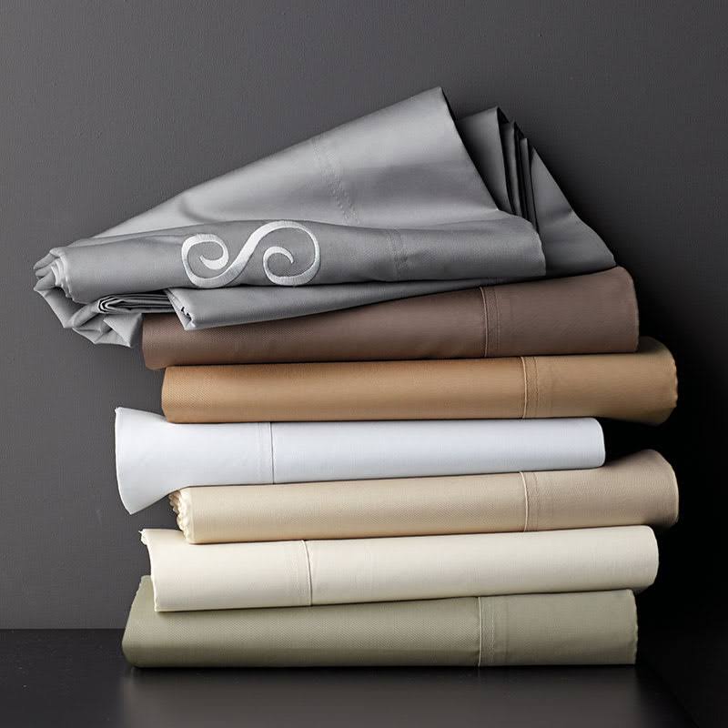 450-Thread Count Sateen California King Flat Sheet B523782