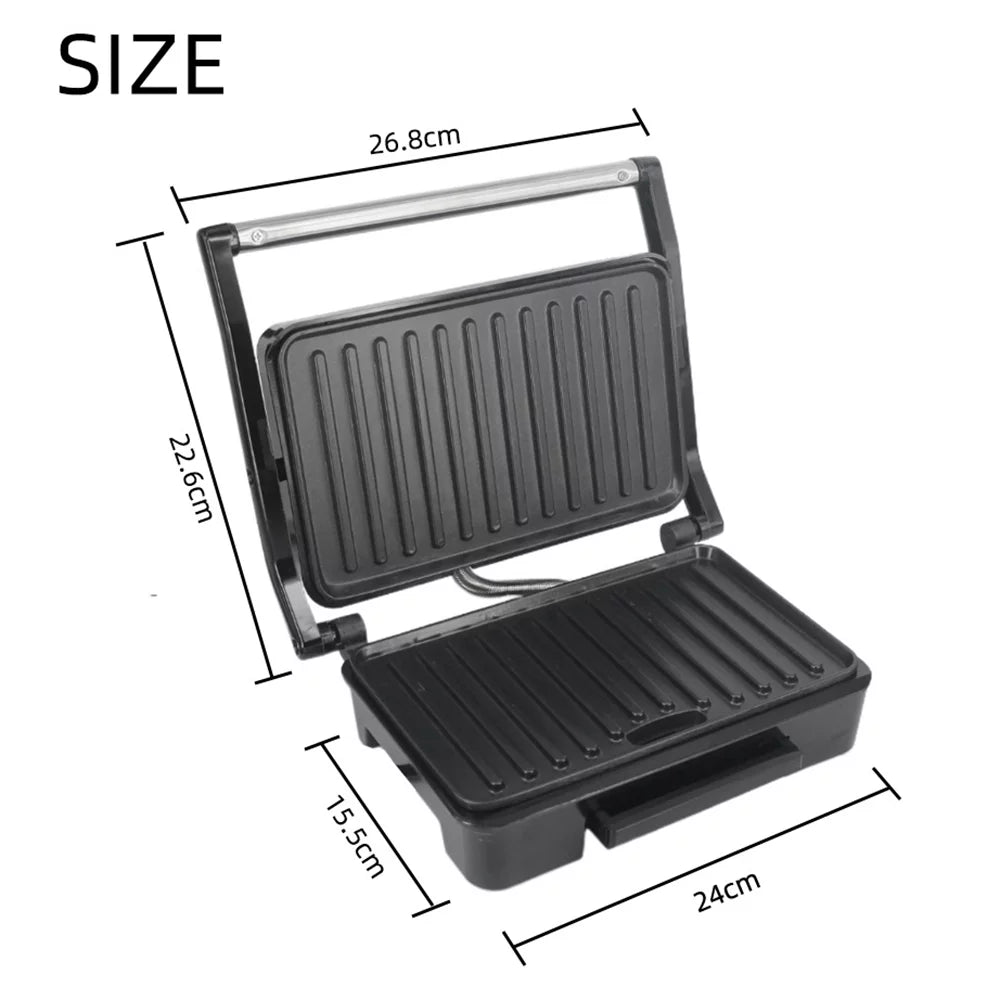 Nonstick Stainless Steel Panini Maker J788935