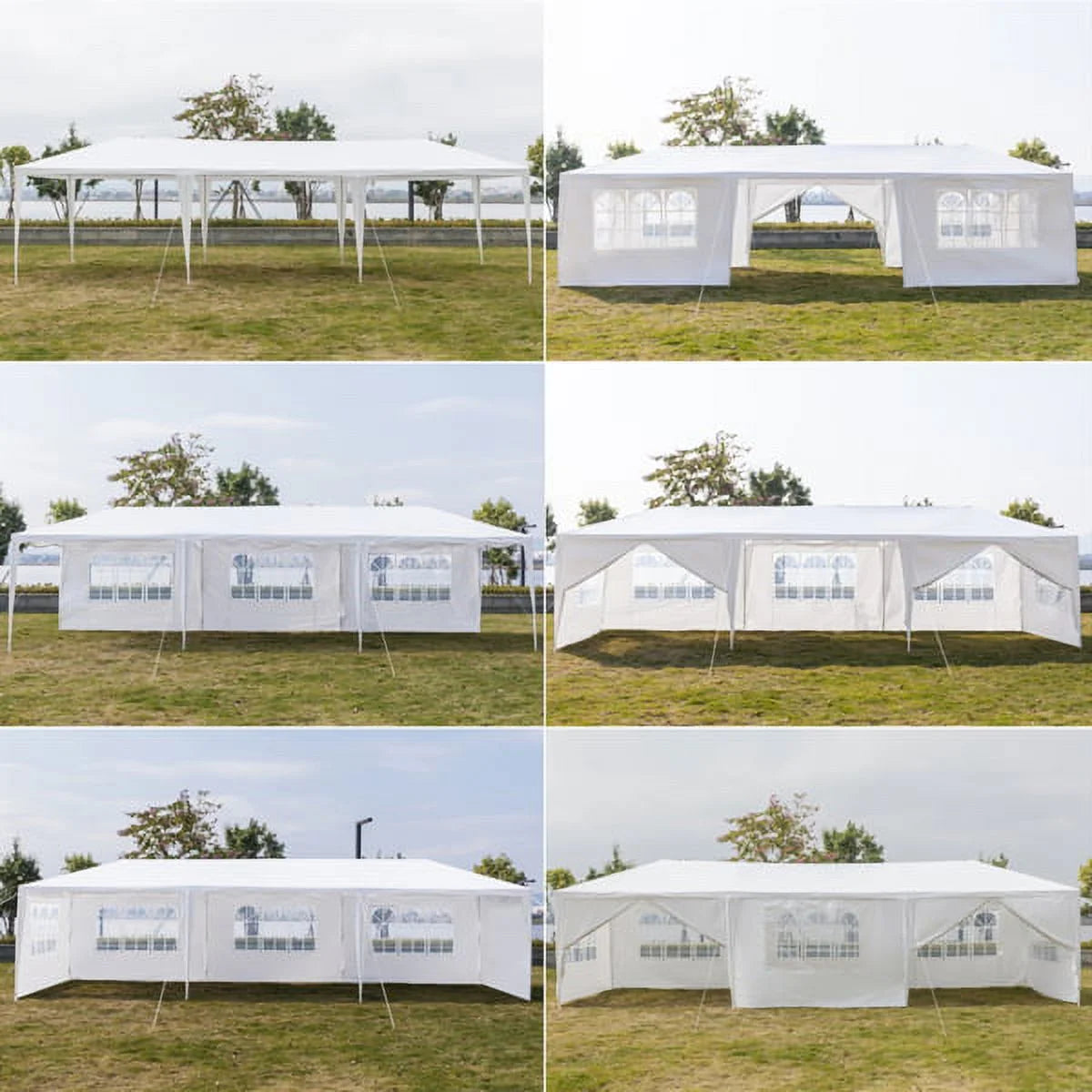 10'x30' Outdoor Canopy Tent with 8 Removable Sidewalls G4051