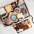 Gift Box of Spanish Cheeses Meats Delicacies and Sweets W6996