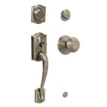 Camelot Antique Pewter Dummy Handleset with Georgian Interior Knob W618988