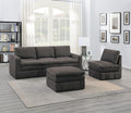 5pc Modular Fabric Sofa Set with Ottoman W431