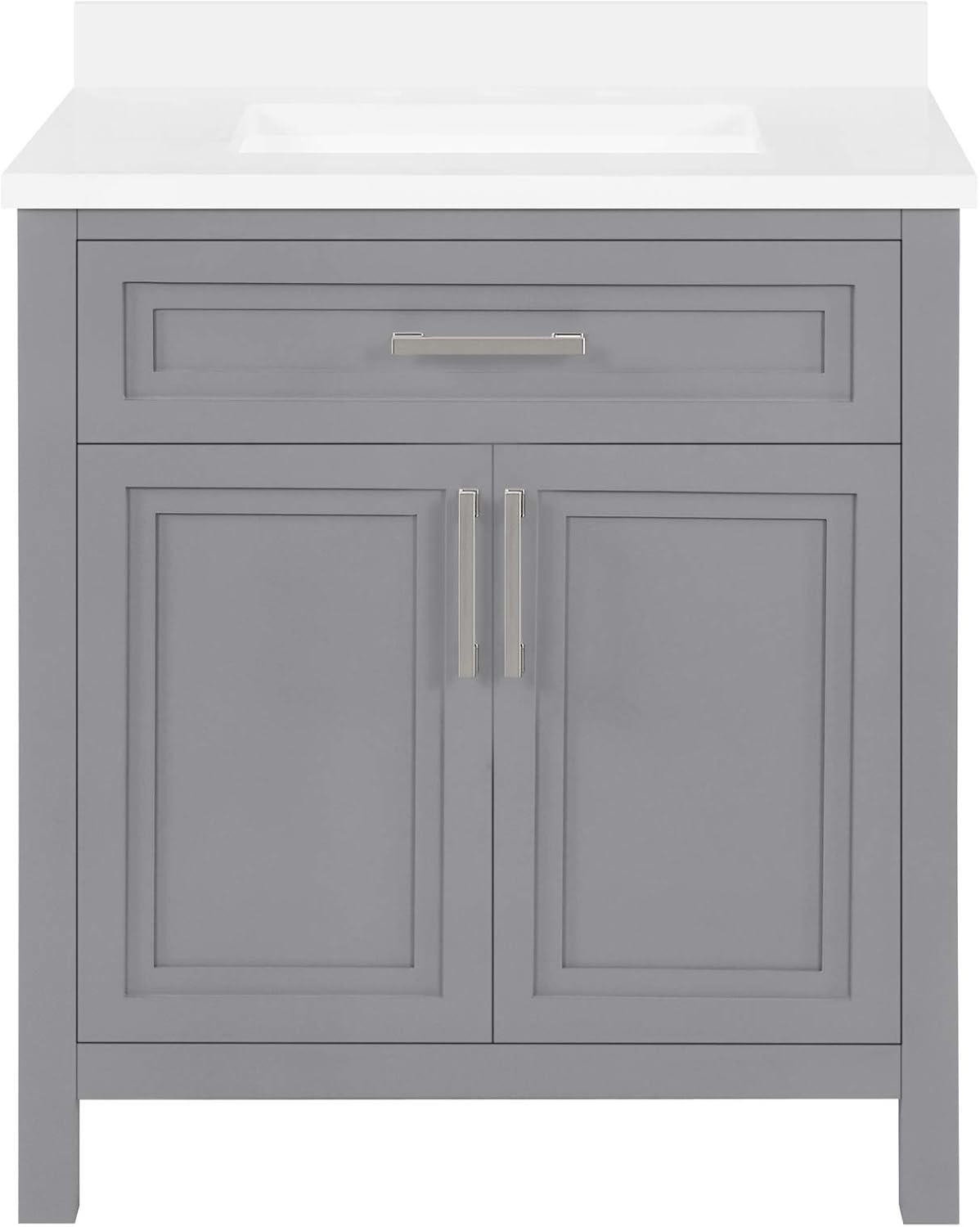 Single Sink Bathroom Vanity in American Grey S93079