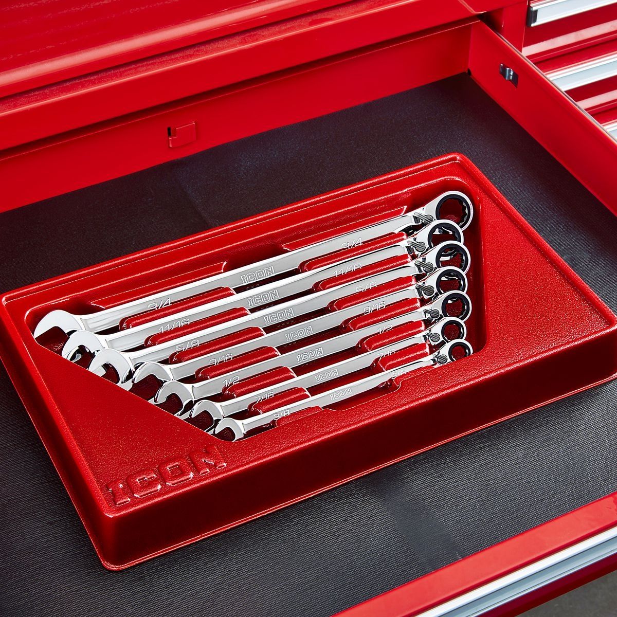 SAE Ratcheting Combination Wrench Set, 7-Piece G559
