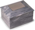 Grey Marble Cremation Urn Adult Size Large E600439