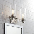 Brushed Nickel 2-Light Wall Light F94160