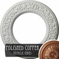 Blackthorn Ceiling Medallion Hand-Painted Polished Copper O404