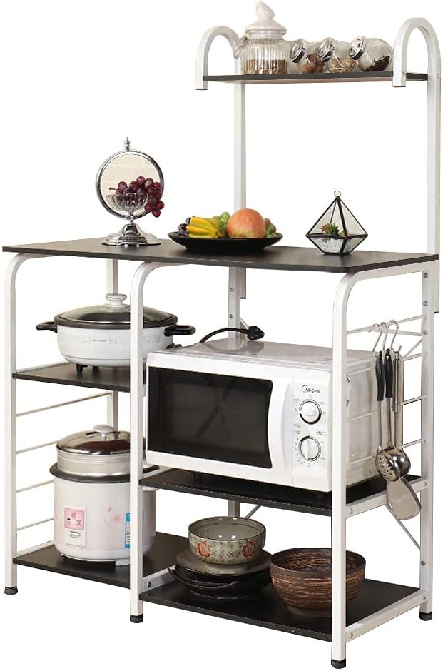 4-Tier Kitchen Baker's Rack Black F9181