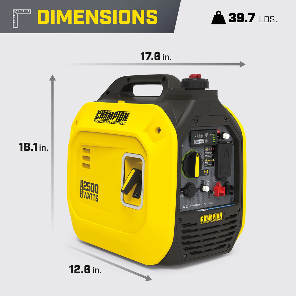 2500-Watt Ultralight Gasoline Portable Inverter Generator Z750