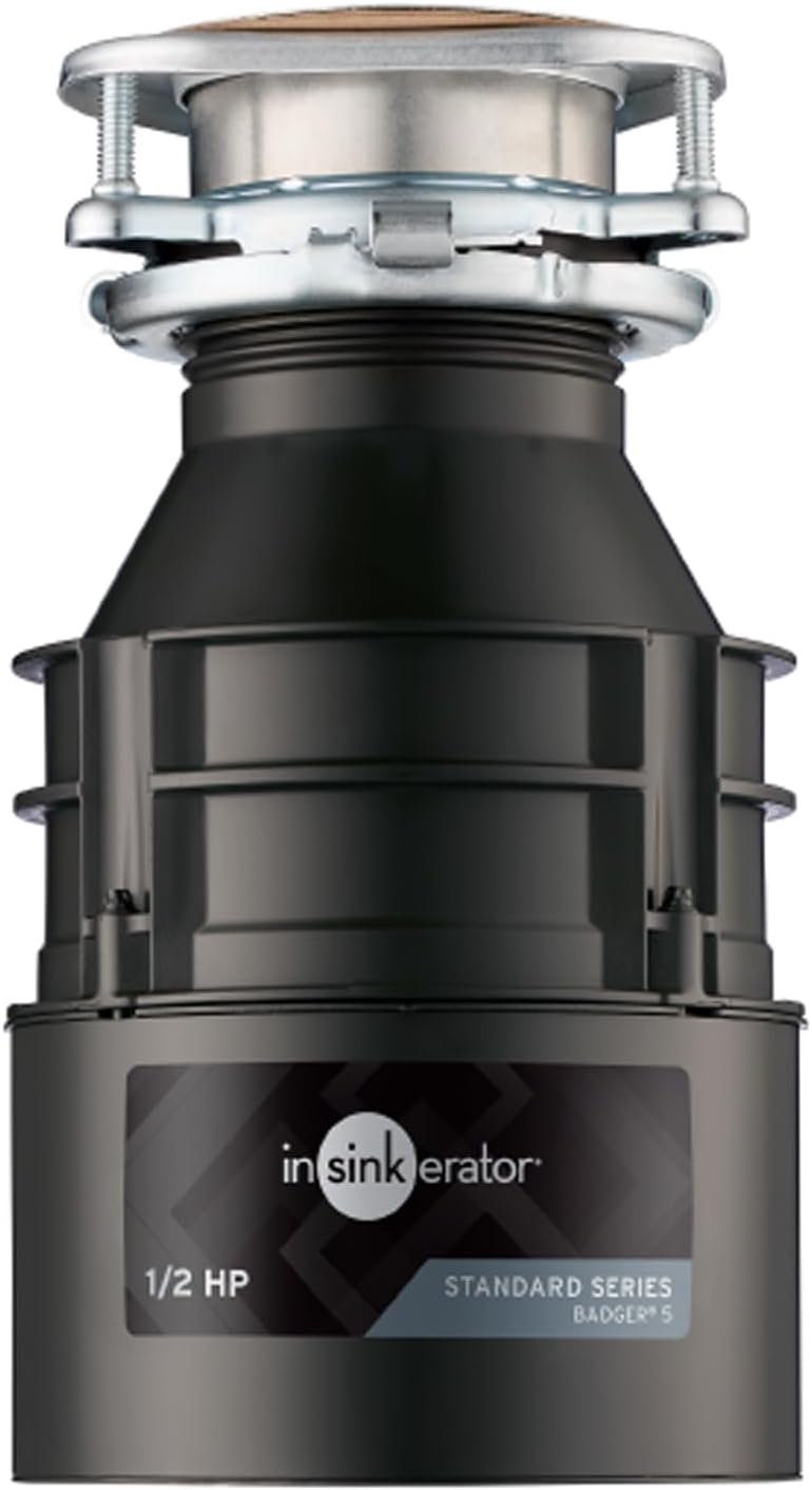 1/2 Horse Power Continuous Feed Garbage Disposal E2181