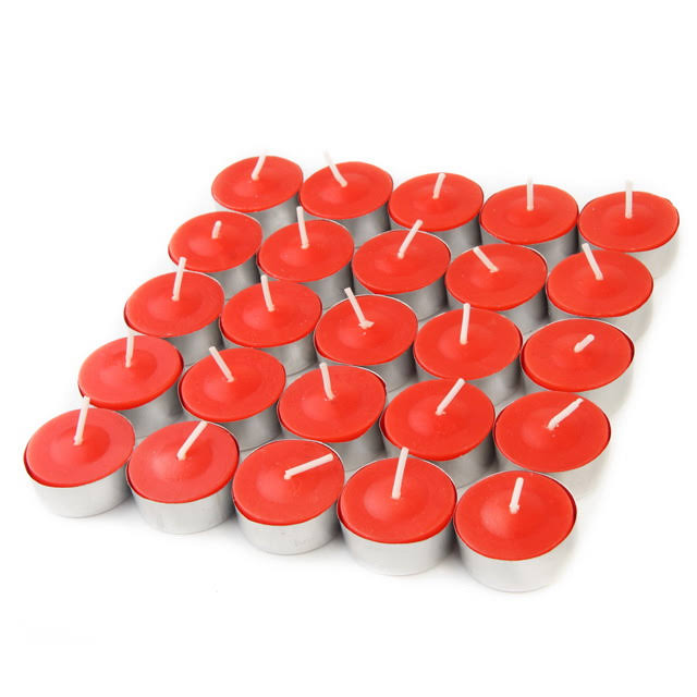 Red Citronella Tealight Candles 1200 Pcs X6266