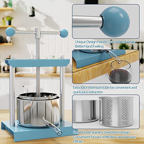 2 Litre Stainless Steel & Iron Manual Press Q170777