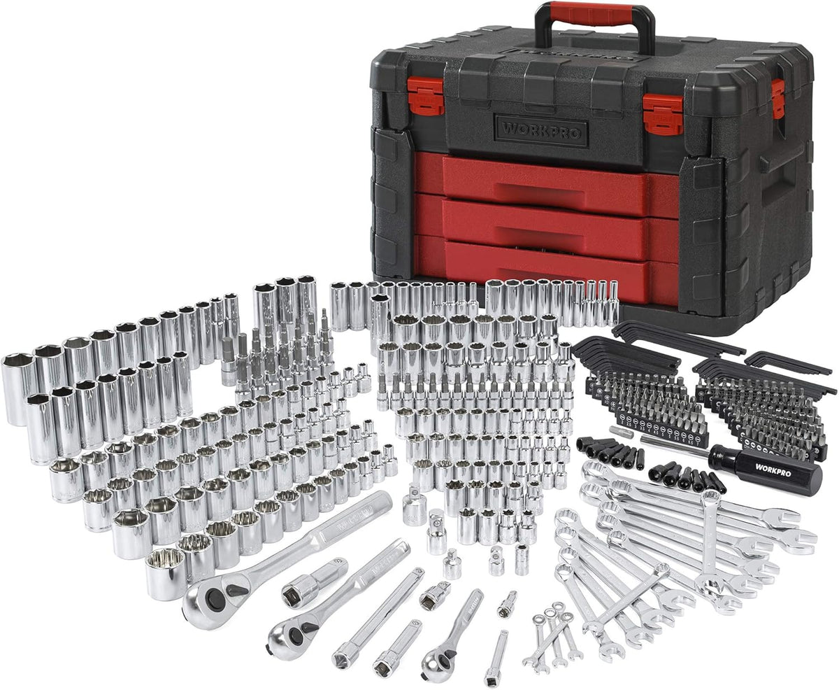 450-Piece Mechanics Tool Set with Heavy Duty Case P612