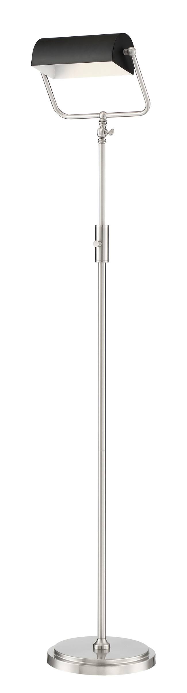 Brushed Nickel LED Floor Lamp J28585