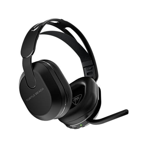 Wireless Gaming Headset with Bluetooth, Memory Foam Cushions, Flip-to-Mute Mic Q454