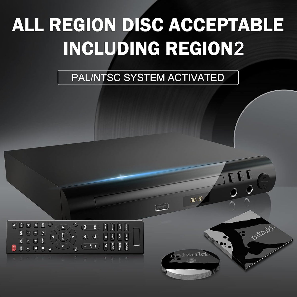All Region Free DVD Player with HDMI Output M6561