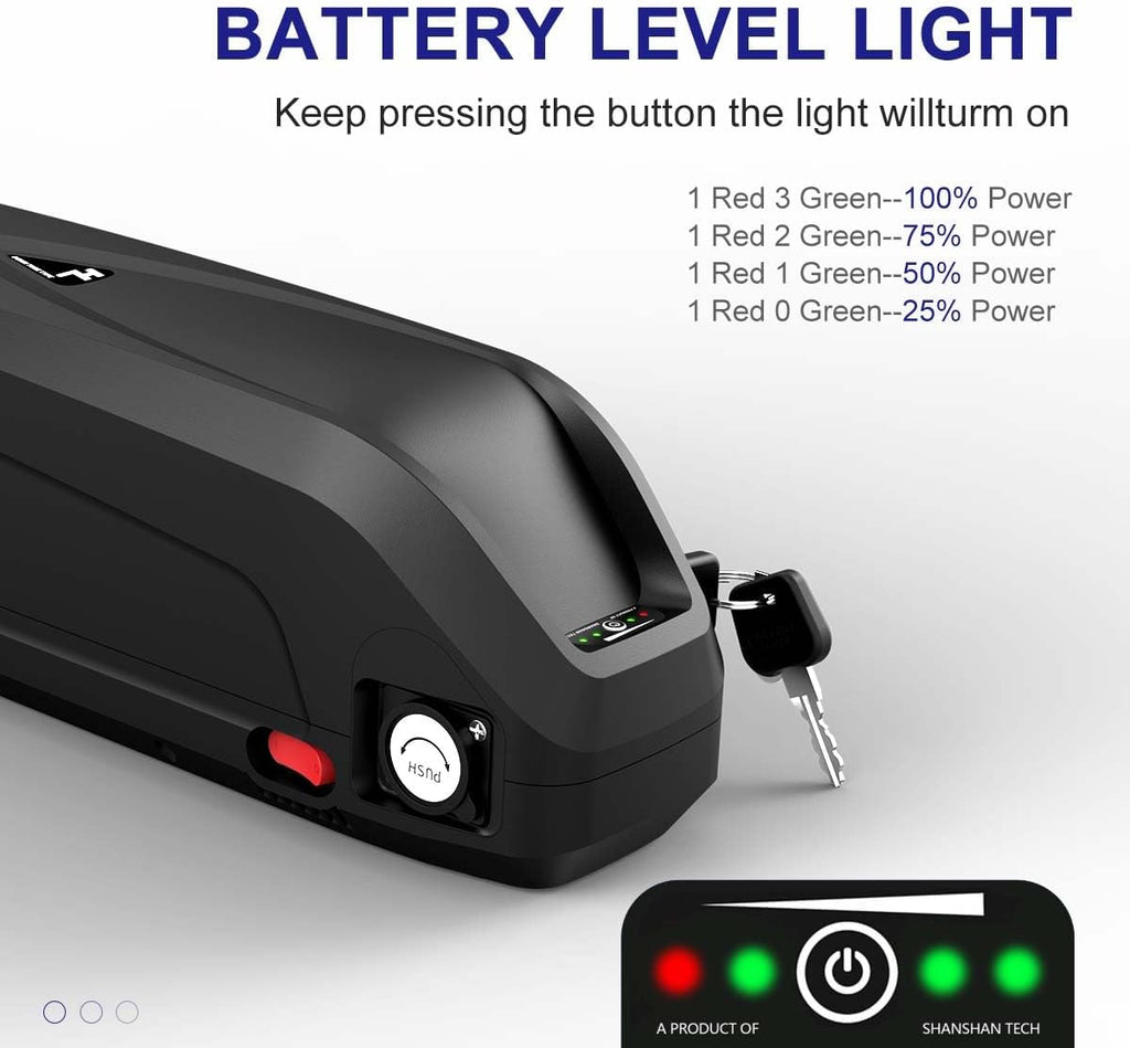 48V 20AH Lithium ion Electric Bike Battery Pack with Charger A536