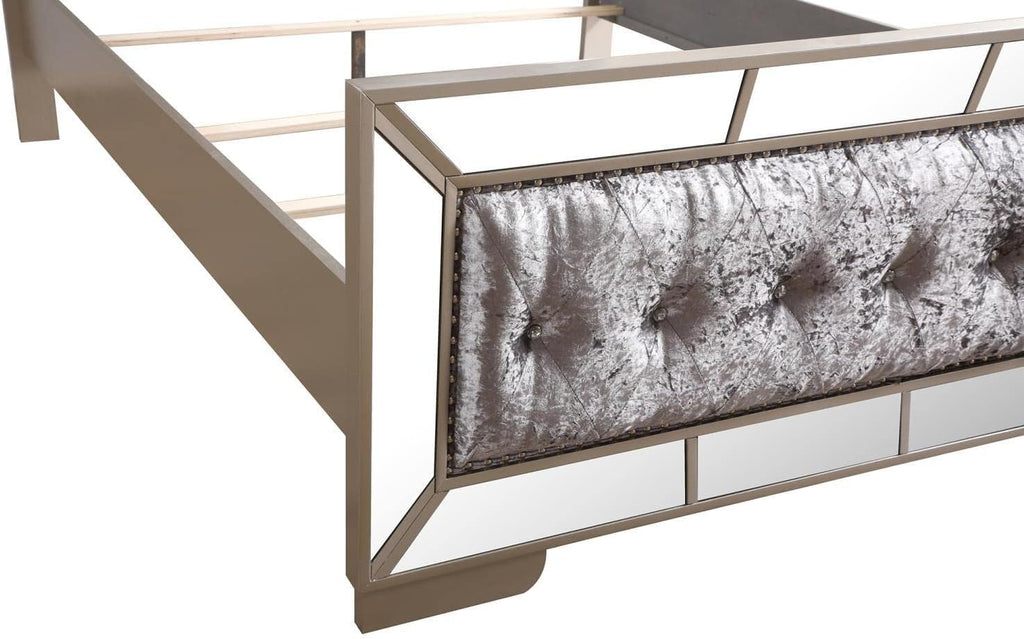 Silver Queen Panel Bed I248