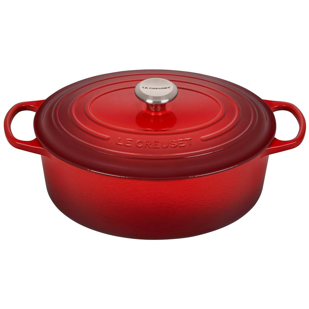 Cast Iron 6.75-Quart Deep Teal Oval Dutch Oven G2290