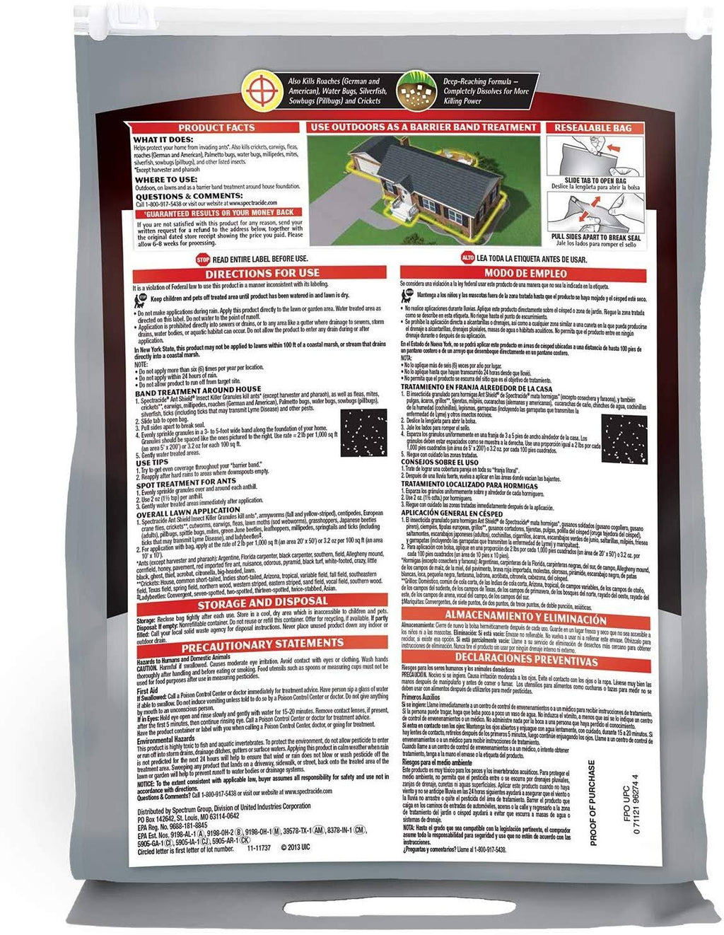 3-Pound Ant Barrier Granules, Case Pack of 4 B548