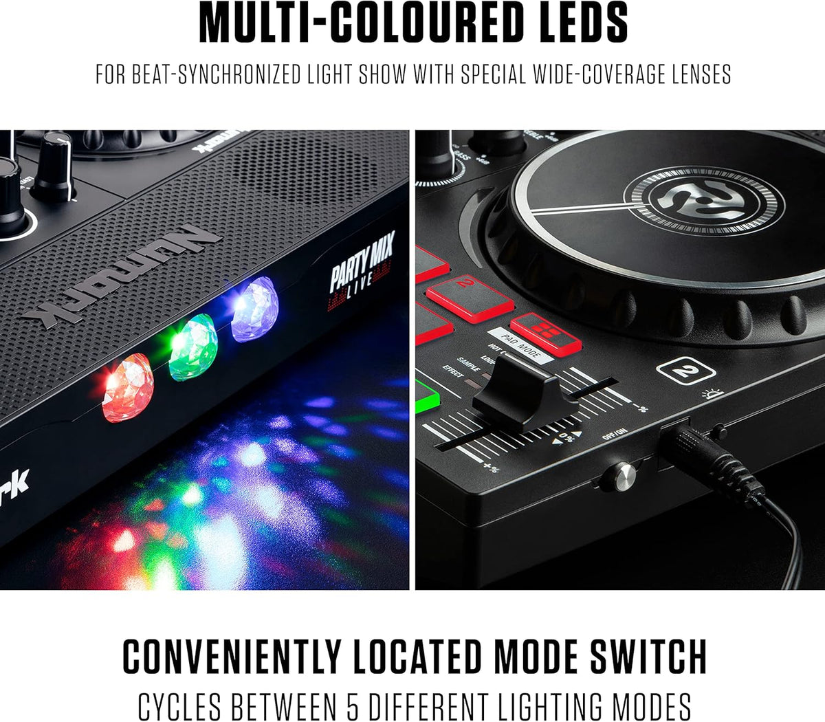 DJ Controller with Built in Speakers and DJ Mixer E981